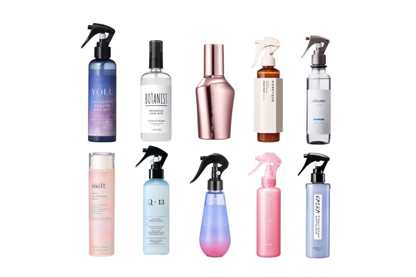 プチプラでデイリー使いに「ドライヤー前のヘアミスト」おすすめ人気ランキング10選。