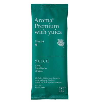 使い捨て 紙おしぼり アロマプレミアム with yuica 檜